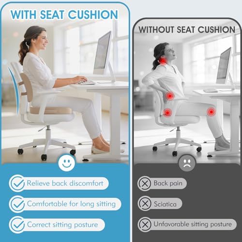CushZone X-Large Seat Cushion and Lumbar Support Pillow - Image 3