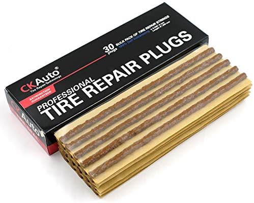CKAuto 30 pcs 8" Brown Tire Repair Strings Tire Repair Plugs by CKAuto