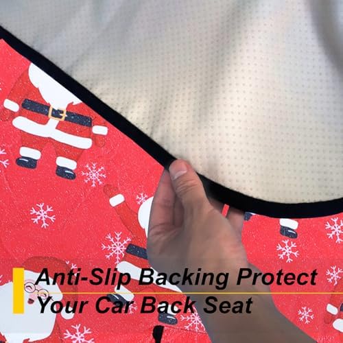 Back Seat Cover for Car Trucks Van SUV Jeep, Waterproof Rear Bench Towel Seat - Image 5