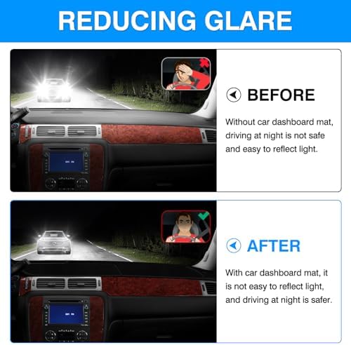 Autorder Dashboard Cover Mat for 2007-2014 Chevrolet Tahoe Suburban/GMC Yukon - Image 4