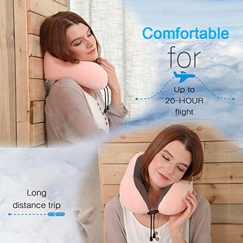 TALLGO Travel Pillow, Best Memory Foam Neck Pillow Head Support Soft Pillow - Image 2