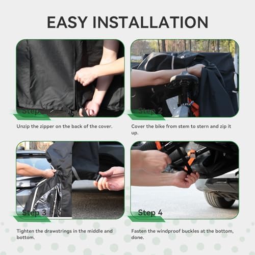 Bike Cover for Transport on Rack - Image 5
