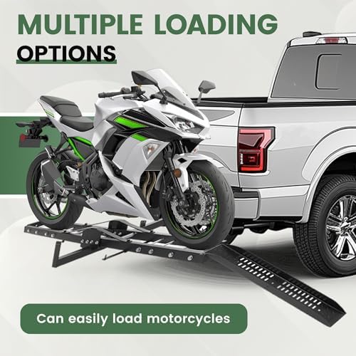 ECOTRIC 500LB Hitch Mount Motorcycle Carrier Transportation Racks Hitch - Image 5