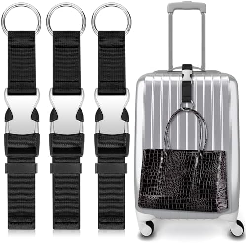 3 Pcs Add a Bag Luggage Straps for Suitcases, Connector Straps by Amylove