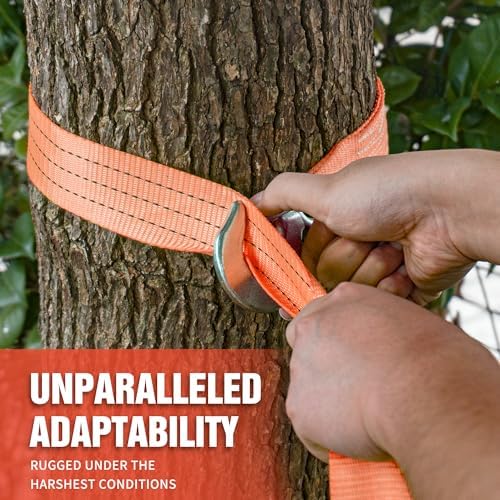 Tow Strap with Hooks 2”x20’ 15, 000 LBS, Tow Rope Metal Safety Hooks - Image 6