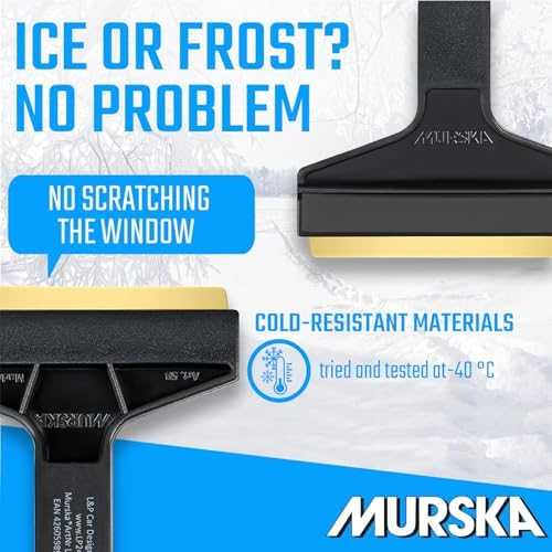 Car Brass Ice Scraper Long Handle Ice Scraper Brass Blade 14, 5 inch Ice Scraper - Image 5