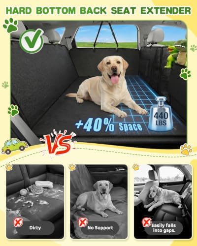 Victoper Dog Car Seat Cover, 600D Heavy Dute Car Seat Cover - Image 2