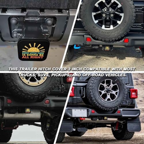 Trailer Hitch Cover 2 Inch Square Receiver Hitch Cover Rubber Tube Plug - Image 5