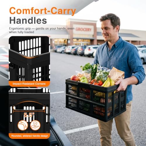 Citylife 3PC 45L Collapsible Storage Bins - Image 2