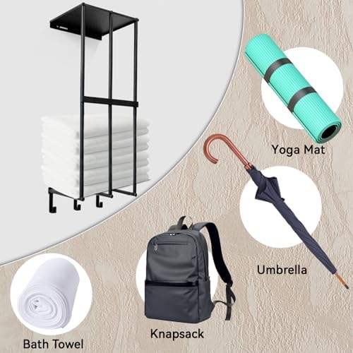 Camping Chair Storage Wall Mount Metal Rack - Image 5