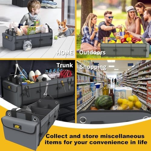 MIKKUPPA Trunk Organizer for SUV - 100L Collapsible Car Organizer - Image 7