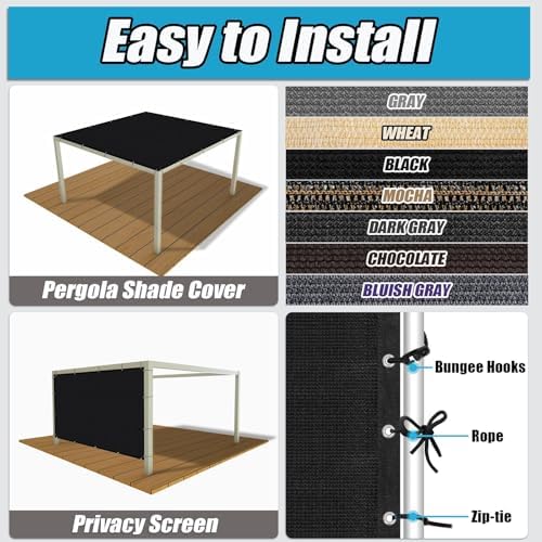 Amagenix Sun Shade Cloth Privacy Screen - Image 5
