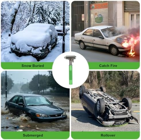Car Safety Hammer, Metal Window Breaker - Image 7