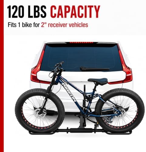 Hitch-Mount Bike Rack for Ebike Heavy-Duty - Image 2
