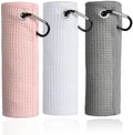 Mile High Life Microfiber Golf Towel 3 Pack Waffle by MileHighLife