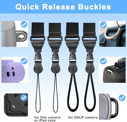 TIMISM Shoulder Strap with Pad, 2 Sets of Quick Release Buckles - Image 3