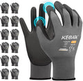 Kebada W1 Work Gloves for Men and Women, PU Coated Safety Gloves by KEBADA