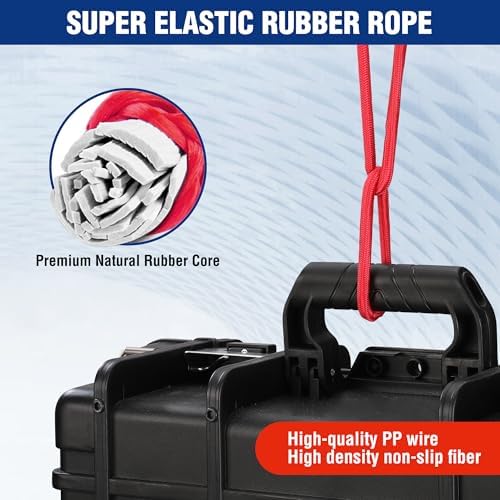 WORKPRO Bungee Cords with Hooks, 30-Piece Heavy Duty Outdoor Bungee Strap - Image 4