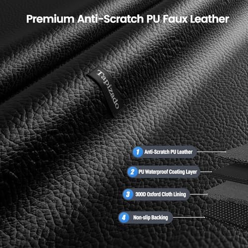 SUV Cargo Liner for Dogs, Waterproof PU Leather Pet Trunk Covers - Image 3