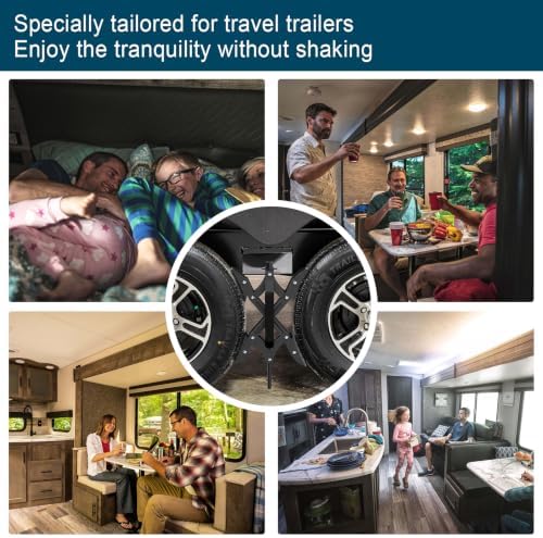 RV X Chocks Wheel Stabilizer for Travel Trailers, RV X-Shaped Wheel Chocks - Image 6