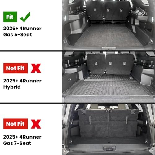 LASFIT Cargo Mat for Toyota 4Runner 2025-2026 - Image 2