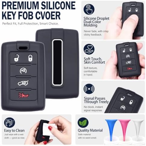 Key Fob Cover Fits Jeep Grand Cherokee 5-Seater 2022-2026 Wagoneer - Image 3