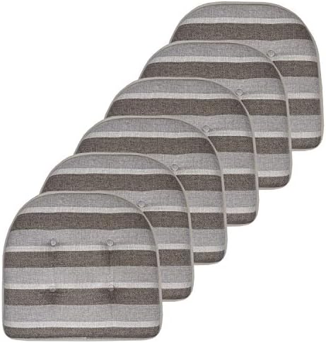 Sweet Home Collection Chair Cushion Memory Foam Pads Tufted Slip Non Skid by SweetHomeCollection
