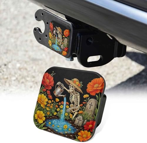 Trailer Hitch Cover 2 Inch Square Receiver Hitch Cover Rubber Tube Plug by Unknown