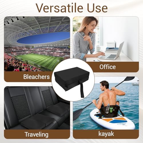 Multi-Functional Stadium Seat Cushions 2 Pack, Waterproof Oxford Filled - Image 7