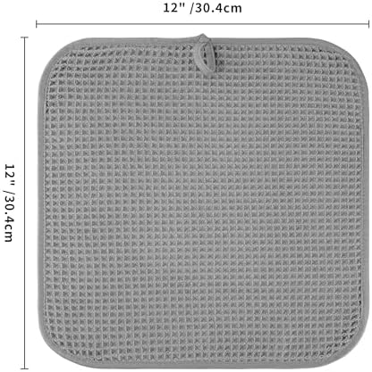 Microfiber Waffle Face Towels, 4 Pieces, Fast Drying, Lint Free 430 GSM - Image 7