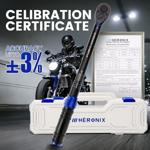 1/2 Inch Drive Click Torque Wrench, 10–180 Ft.Lb/13.6–244.0 Nm ±3% Accuracy - Image 2