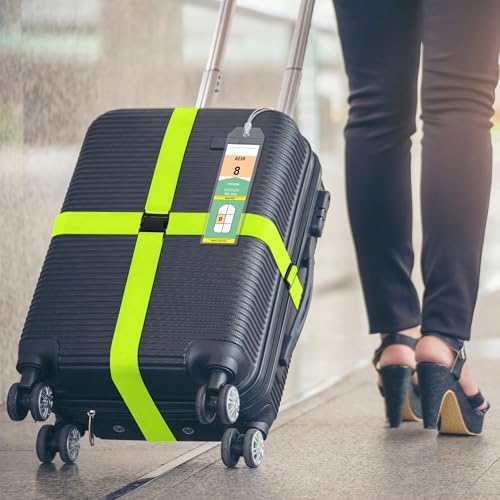 Gostwo 8 Pack Luggage Straps and Cruise Tags Set - Image 6