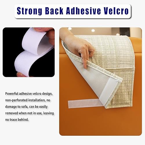 Velvet Recliner Headrest Pillow, Non-Slip Neck Support - Image 4