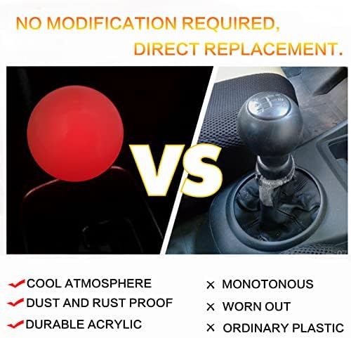 Round Ball Shift Knob Universal Luminous Gear Shift Knob 5 6 Speed - Image 5