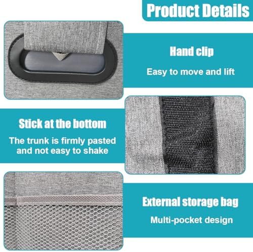 Foldable Car Trunk Organizer for Sedan SUV Truck - Image 3