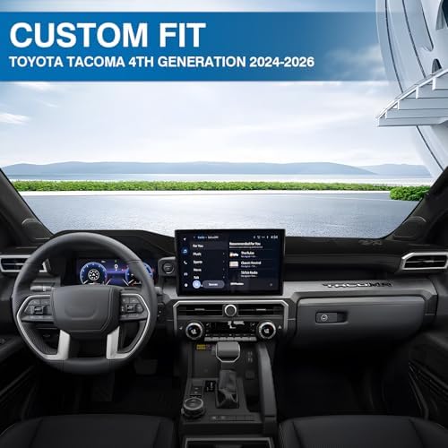 KUST Dash Cover Mat for 【2024-2026 Toyota Tacoma & 2025-2026 Toyota 4Runner】 - Image 2