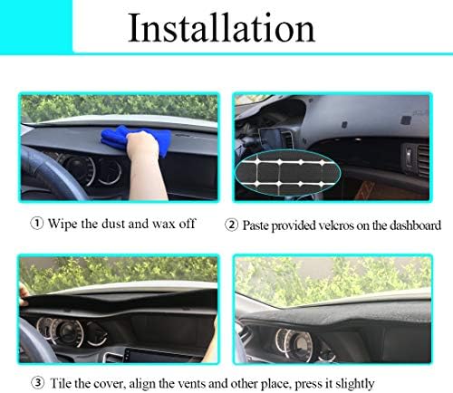 Yiz Dash Cover Mat for Ford F100 F150 F250 F350 Bronco J71 - Image 5