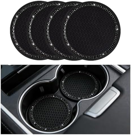 Yousheng PCS Bling Car Cup Coaster, Universal Holder Insert Rhinestone Anti by Yousheng
