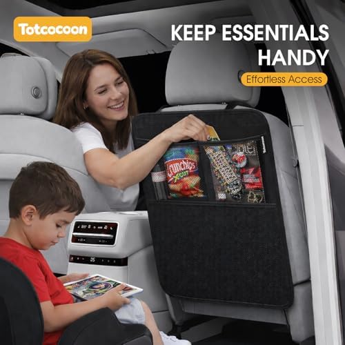 Car Back Seat Protector, Universal Fit 600D Oxford Fabric Backseat Covers - Image 2