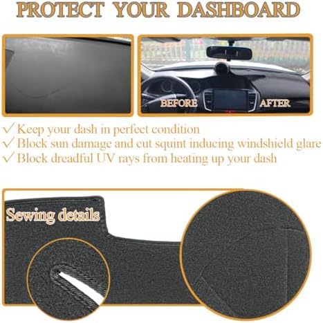 Yiz Dash Cover Mat Pad Fit for Toyota Camry 2002-2006 J40 - Image 4