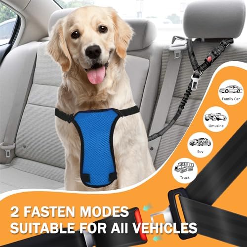 Vehicle Harnesses, 2 in1 Dog Belts - Image 2
