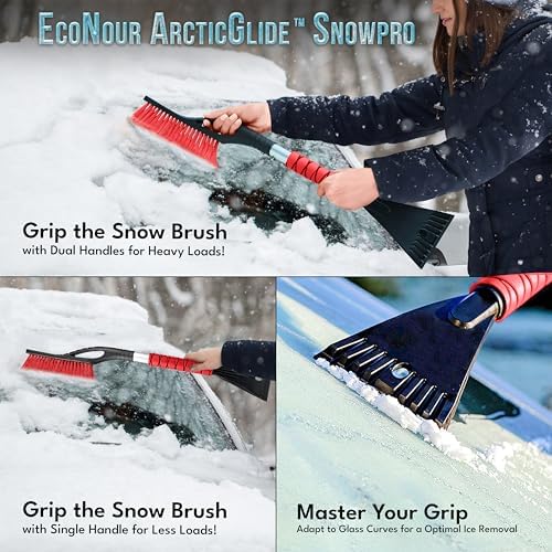 EcoNour 27" Snow Brush & Ice Scraper - Image 2