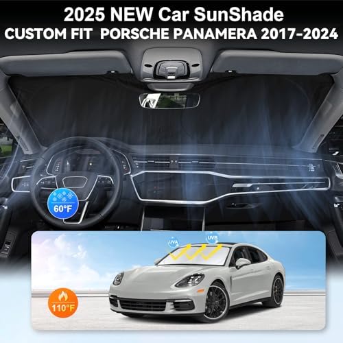 Sunshade for 2017-2023 2024 2025 Porsche Panamera Accessories Front Window Sun - Image 5