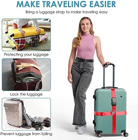 Travel Inspira TSA Accepted Long Luggage Cross Straps - Image 5
