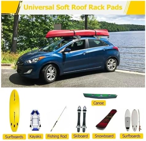 Universal Car Roof Luggage Soft Rack Pads, - Image 2