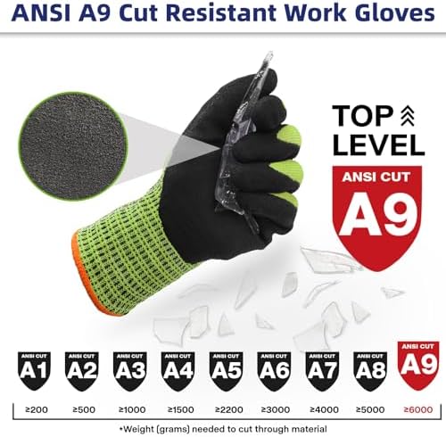 Schwer ProGuard High Level Cut Resistant Work Gloves 3326 - Image 2