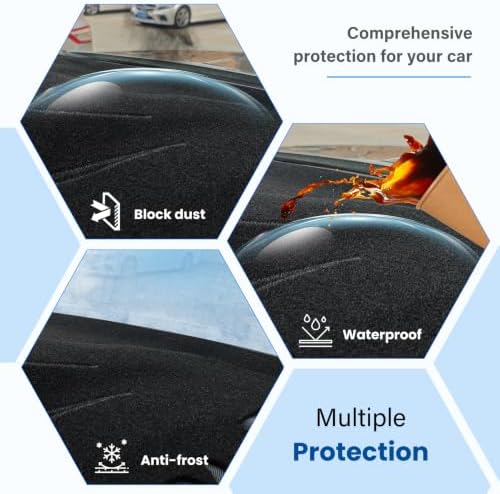 Dash Cover Mat Compatible with Toyota Corolla 2014 2015 2016 2017 2018 - Image 7