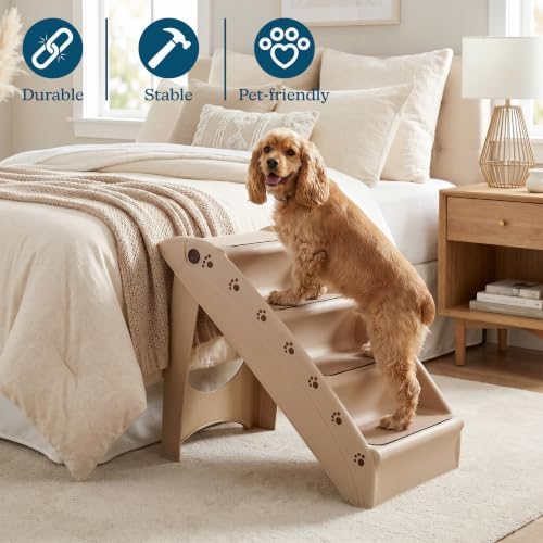 Pet Stairs - Home and Vehicle Foldable Nonslip Dog Steps - - Image 3