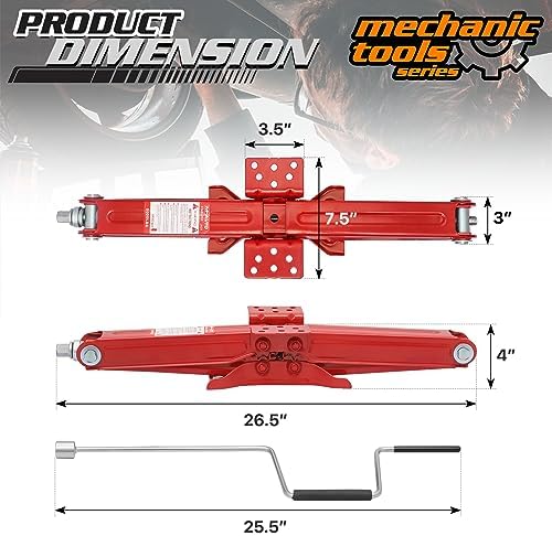 M-AUTO 2.5 Ton Scissor Jacks Set of 4 - Image 2