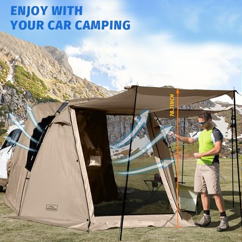 KAMPKEEPER SUV Car Tent, Tailgate Shade Awning Tent - Image 2